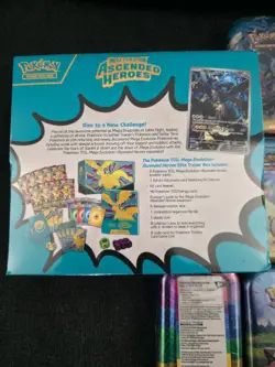 Pokemon Ascended Heroes Elite Trainer Box With 10x Ascended Mini Tins New/Sealed - Image 3