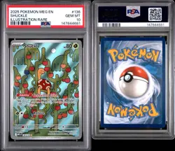 Pokemon Mega Evolution Shuckle 136/132 Illustration Rare Full Art PSA 10 GEM - Image 3