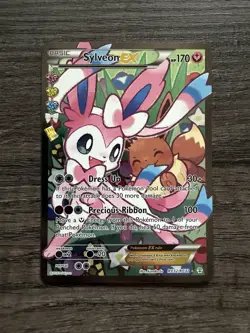Pokemon TCG Sylveon EX Full Art RC32-32 Generations Radiant Collection Rare - Image 1