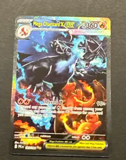 2025 POKEMON PHANTASMAL FLAMES MEGA CHARIZARD X EX SECRET ILLUSTRATION RARE #125 - Image 4