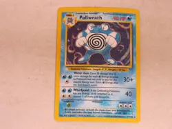 Pokemon Poliwrath 13/102 Base Set Holo Rare 1999 WOTC - Image 1