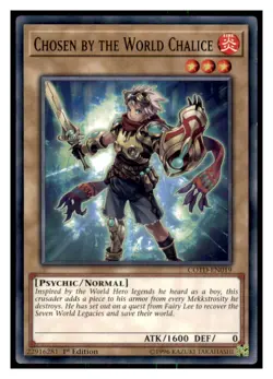 Yugioh Chosen by the World Chalice #COTD-EN019 Code of the Duelist LP - Image 1
