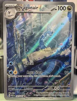 Dragonair 181/165 Sv: Scarlet & Violet 151 Illustration Rare Holo Pokemon TCG - Image 1