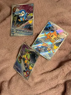 Piplup 042 Chimchar 041 Turtwig 040 First Partner Pokemon Promo Set 2026 - Image 1