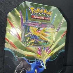 Pokemon TCG Azure Legends Tin (Xerneas ex) Factory Sealed - Image 1