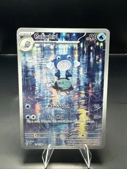 Pokemon TCG Poliwhirl English 151 176/165 Holo Illustration Rare A - Image 2