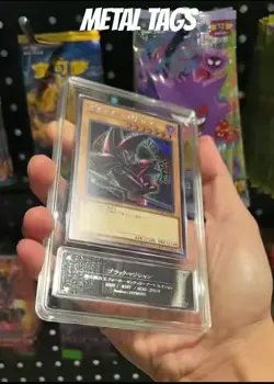 2025 Yu-Gi-Oh! Cards JPN. Metal Tags Dark Magician SER QCAC-JP008 PCG 9 MEMT - Image 2