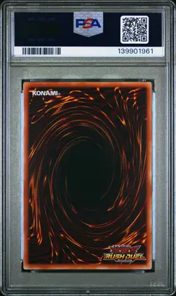 2025 YU-GI-OH! RUSH DUEL JPN OVER RUSH RARE CHIMERATECH CRUSH DRAGON PSA 9 - Image 2