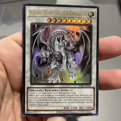 Azure-Eyes Silver Dragon SDBE-EN040 Unlimited ULTRA RARE NM! +Bonus FREESHIPPING - Image 1