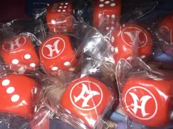 YuGiOh! Legendary Duelist Season 3 Dice- Elemental Hero Red - ALL 12 TOTAL - Image 1