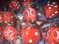 YuGiOh! Legendary Duelist Season 3 Dice- Elemental Hero Red - ALL 12 TOTAL - Image 2