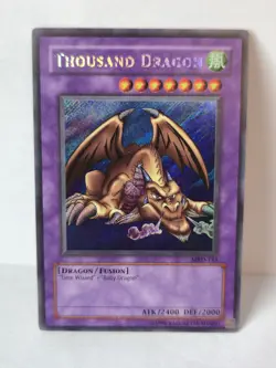Yu-Gi-Oh! Buster Blader BPT-008 Warrior & Thousand Dragon MRD-143 Holo Lot - Image 2