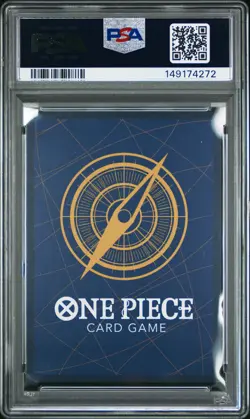 2025 ONE PIECE OP11-A FIST OF DIVINE SPEED SPECIAL ALTERNATE ART SANJI PSA 10 - Image 2