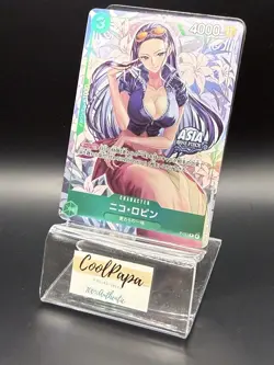 Japanese One Piece Asia Stamp Promo Nico Robin P-111 Mini-tin Pack Set vol.2(NM) - Image 1
