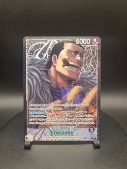 One Piece TCG Crocodile Alt Art Leader OP14-079 The Azure Sea’s Seven English - Image 1