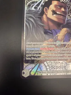 One Piece TCG Crocodile Alt Art Leader OP14-079 The Azure Sea’s Seven English - Image 3