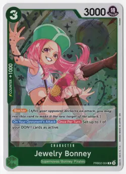 Jewelry Bonney PRB02-004 (NM) - The Best Vol.2 Rare (R) Foil One Piece TCG - Image 1
