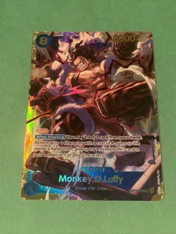 Monkey D. Luffy OP11-118 SEC A Fist of Divine Speed ONE PIECE Card Game English - Image 1