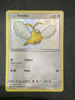SWABLU - SV42/SV94 - HIDDEN FATES - SHINY VAULT - SHINY HOLO RARE - POKEMON CARD - Image 1
