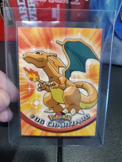 **PACK FRESH!!**Pokemon Card Charizard #06 Topps Series 1st Ed BLUE TOPPS LOGO - Image 1