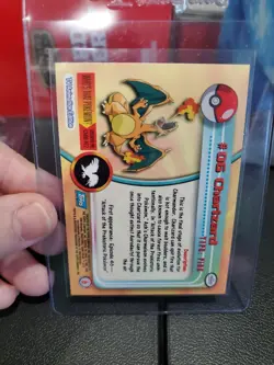 **PACK FRESH!!**Pokemon Card Charizard #06 Topps Series 1st Ed BLUE TOPPS LOGO - Image 2