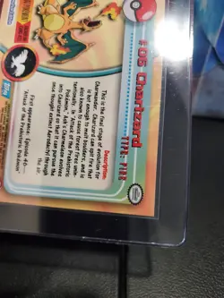 **PACK FRESH!!**Pokemon Card Charizard #06 Topps Series 1st Ed BLUE TOPPS LOGO - Image 3
