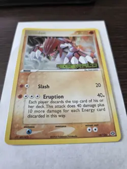 Pokemon Groudon Card 14/106 Emerald Rare Reverse Holo NM - Image 4