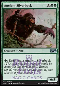 Ancient Silverback 2x FOIL MTG M15 Core Set Uncommon MINT green - Image 1
