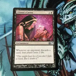 MTG Liliana's Caress Magic 2011 M11 Uncommon Enchantment Unplayed Mint - Image 2
