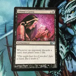 MTG Liliana's Caress Magic 2011 M11 Uncommon Enchantment Unplayed Mint - Image 3