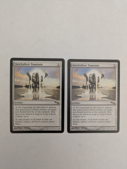 2 Quick Silver Fountain Mirrodin MTG NM Free shipping with tracking - Image 1