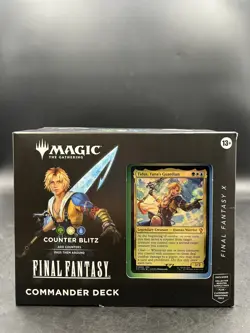 Magic MTG Final Fantasy X Counter Blitz Tidus Commander Deck Sealed - Image 1