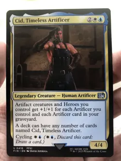 Cid, Timeless Artificer FFXI - 0416 - NM Uncommon - Final Fantasy MTG - Image 1