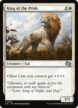 King of the Pride MTG NM Foundations Jumpstart Regular NON-FOIL - Image 1