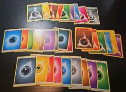 Pokemon Complete 1999 Base 2013 2017 2020 Energy Card Set Fairy Water Psychic NM - Image 1