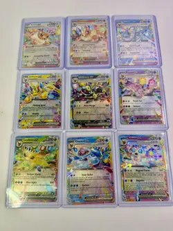 Prismatic Evolutions Eeveelutions Complete Eevee Set EX Card Lot 9/9 - Image 1