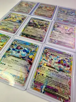 Prismatic Evolutions Eeveelutions Complete Eevee Set EX Card Lot 9/9 - Image 2
