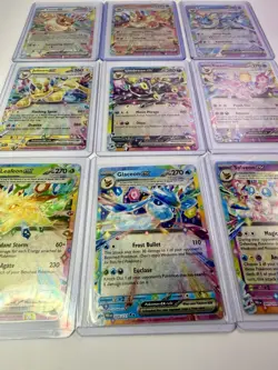 Prismatic Evolutions Eeveelutions Complete Eevee Set EX Card Lot 9/9 - Image 3