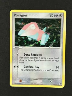 Pokemon TCG English Card Fire Red Leaf Green Porygon 47/112 Holo - Image 1
