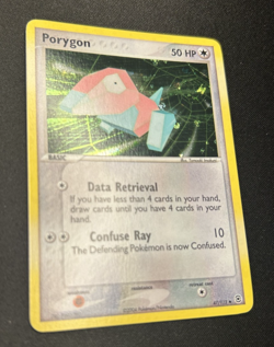 Pokemon TCG English Card Fire Red Leaf Green Porygon 47/112 Holo - Image 5