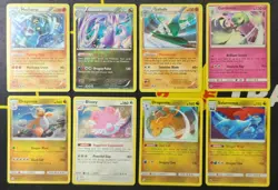 8 Cosmos Holo Pokemon Cards XY + Sun & Moon - Image 1