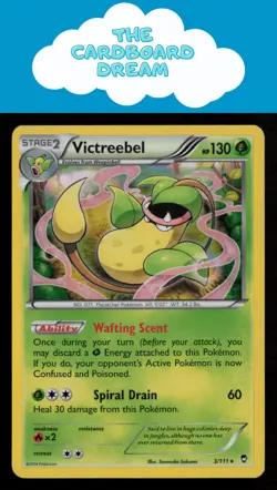 Victreebel XY - Furious Fists #3/111 Holo Rare LP Pokemon Card - Image 1