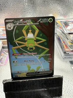 Spidops EX 243/198 SV01 Scarlet & Violet Holo Special Illustration Rare Card - Image 2