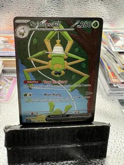 Spidops EX 243/198 SV01 Scarlet & Violet Holo Special Illustration Rare Card - Image 4
