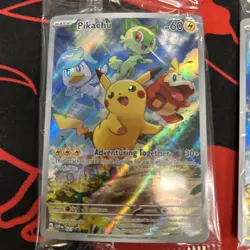 Set Of 2 Sealed Pikachu 027 Sv: Scarlet & Violet Promo Cards Holo - Image 2