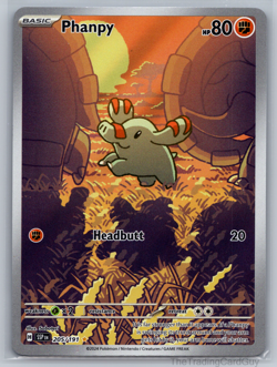 Phanpy 205/191 IR Illustration rare Pokemon Card Surging Sparks SV8 NM 002 - Image 1