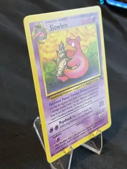 Slowbro Fossil Card 43/62 Unlimited Uncommon NM - Image 2