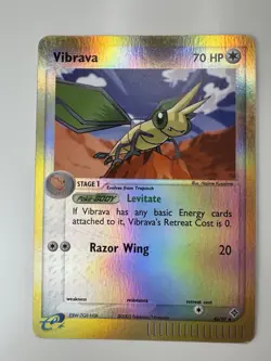Pokemon Vibrava Dragon Reverse Holo Card 46/97 EX NM Condition - Image 1