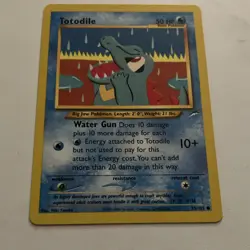 Totodile 85/105 Neo Destiny Common 50 HP Basic Regular Card English - Image 1