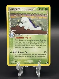 Pokemon Card - Quagsire Dragon Frontiers 21/101 Rare - Image 1